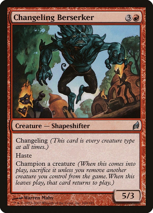 Image for Changeling Berserker (160) - Magic: The Gathering
