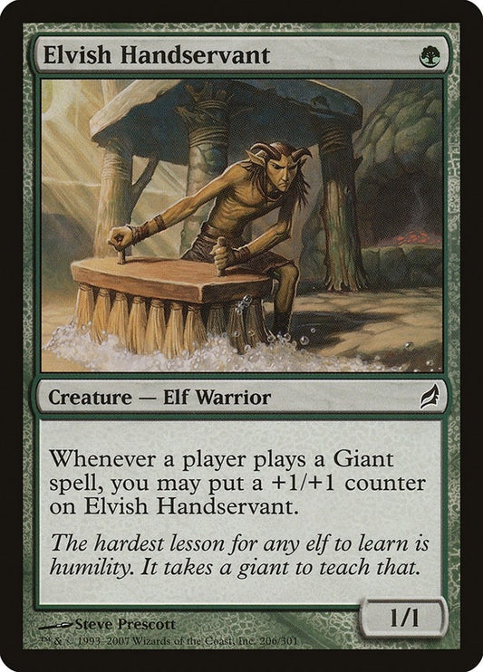 Image for Elvish Handservant (206) - Magic: The Gathering