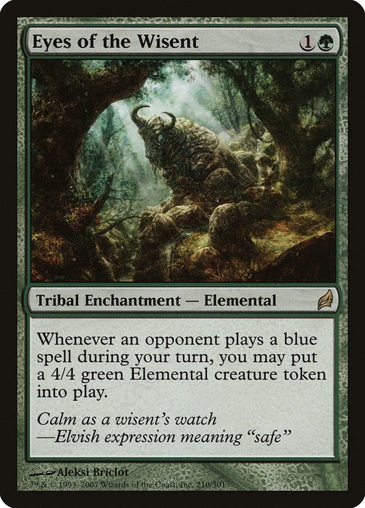 Image for Eyes of the Wisent (210) - Magic: The Gathering