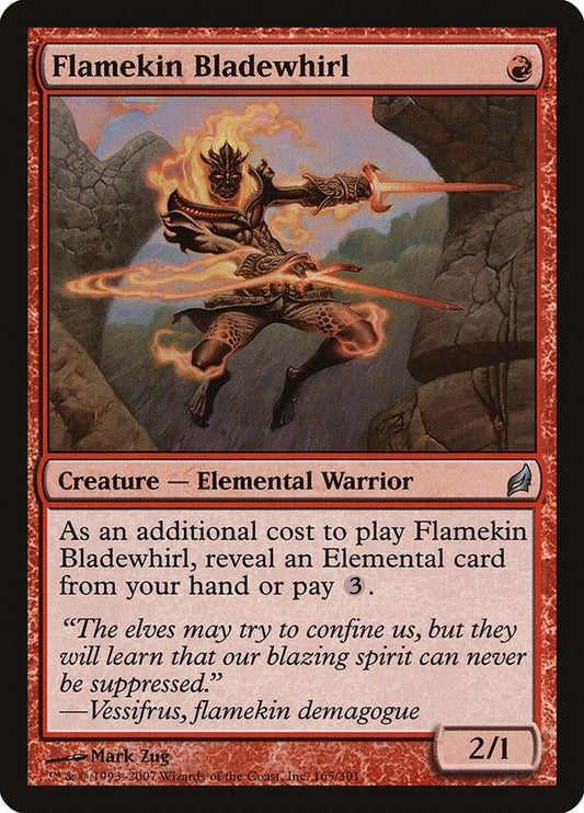 Image for Flamekin Bladewhirl (165) - Magic: The Gathering