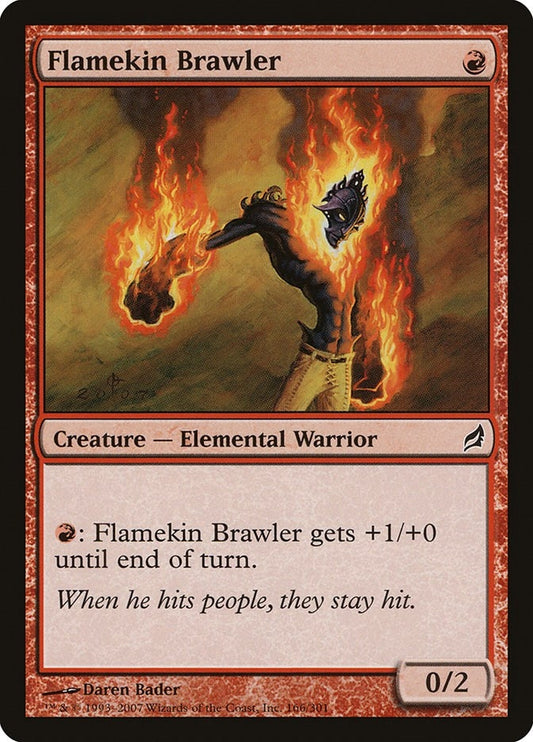 Image for Flamekin Brawler (166) - Magic: The Gathering