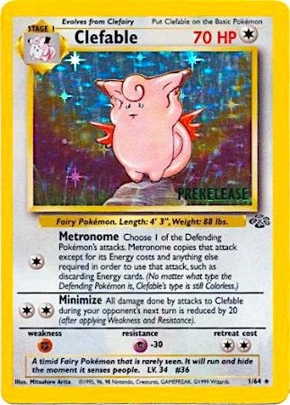 Image for Clefable (Prerelease) (01/64) - Pokemon