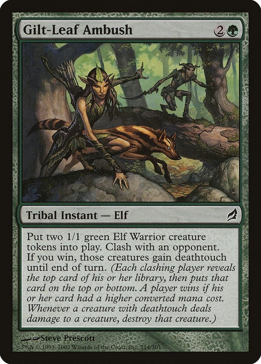 Image for Gilt-Leaf Ambush (214) - Magic: The Gathering