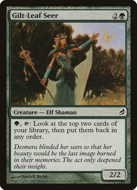 Image for Gilt-Leaf Seer (215) - Magic: The Gathering