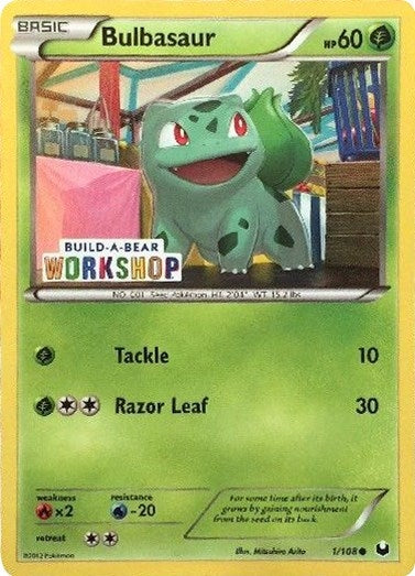 Image for Bulbasaur - 1/108 (Build-A-Bear Workshop Exclusive) (001/108) - Pokemon