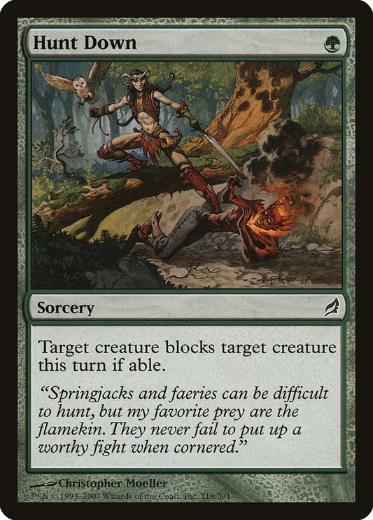 Image for Hunt Down (218) - Magic: The Gathering