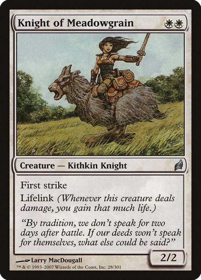 Image for Knight of Meadowgrain (28) - Magic: The Gathering