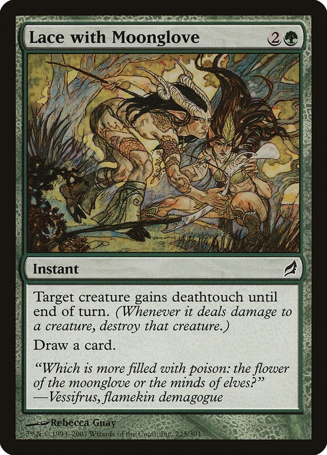 Image for Lace with Moonglove (225) - Magic: The Gathering