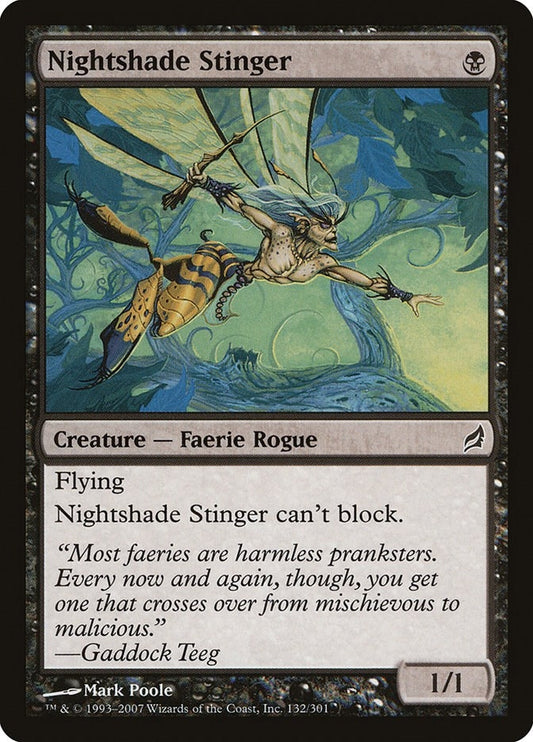 Image for Nightshade Stinger (132) - Magic: The Gathering
