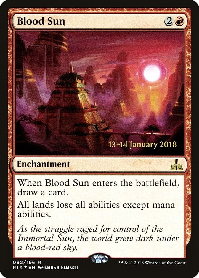 Image for Blood Sun (92) - Magic: The Gathering