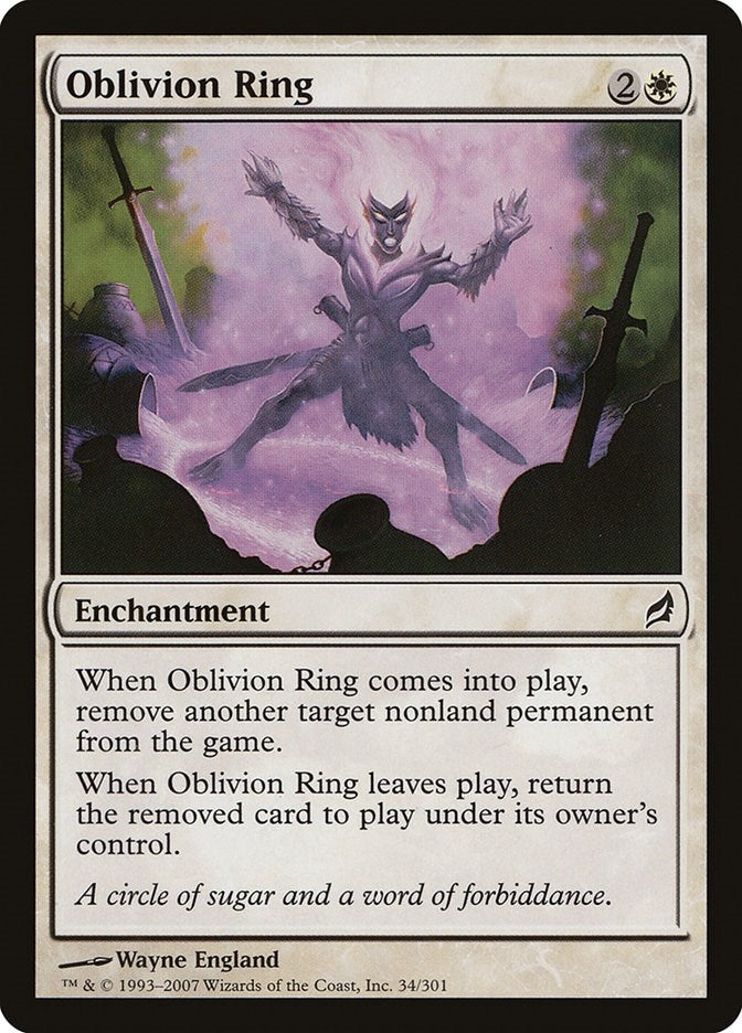 Image for Oblivion Ring (34) - Magic: The Gathering