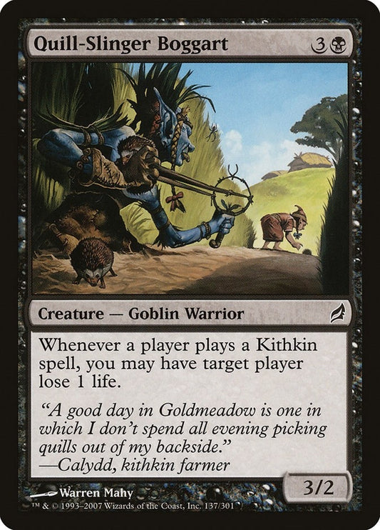 Image for Quill-Slinger Boggart (137) - Magic: The Gathering