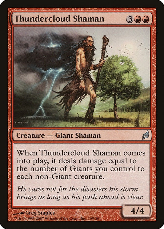 Image for Thundercloud Shaman (195) - Magic: The Gathering