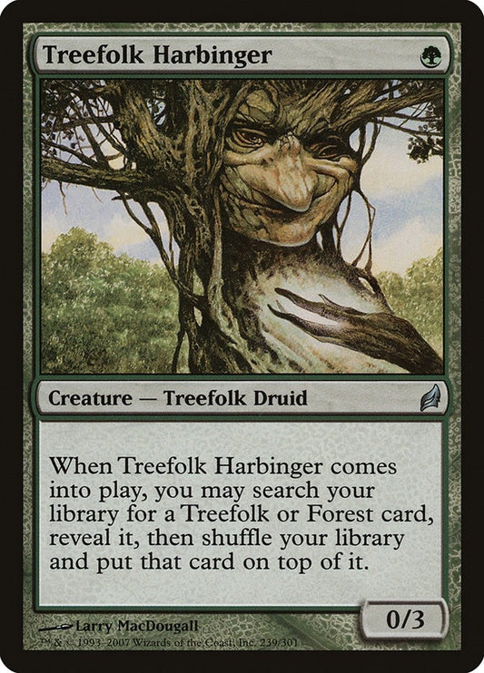 Image for Treefolk Harbinger (239) - Magic: The Gathering