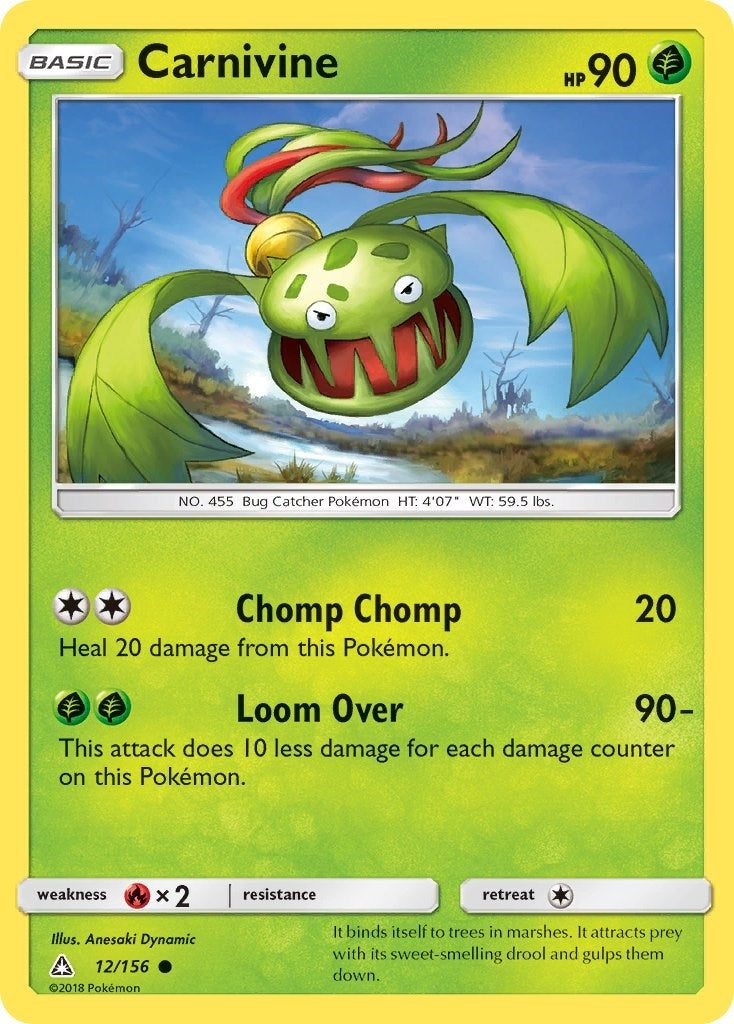 Image for Carnivine (12/156) - Pokemon