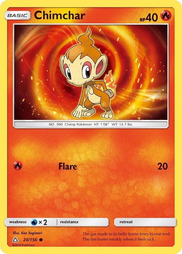 Image for Chimchar (20) (20/156) - Pokemon