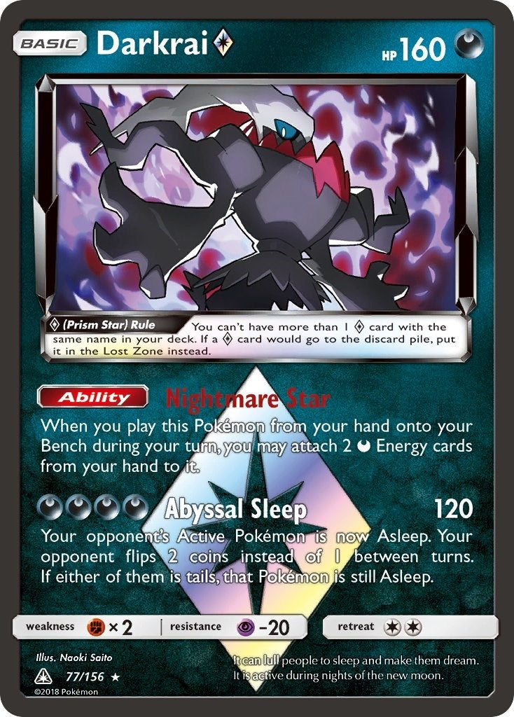 Image for Darkrai Prism Star (77/156) - Pokemon