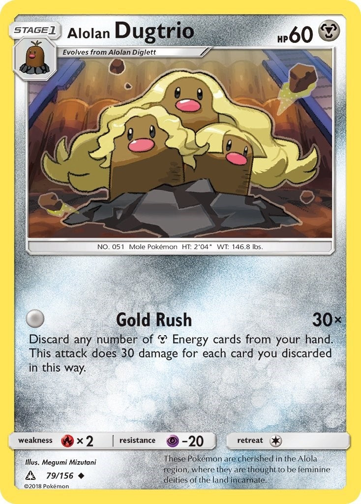 Alolan Dugtrio (79/156)