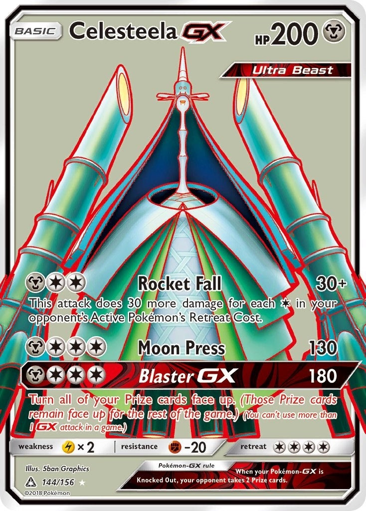 Image for Celesteela GX (Full Art) (144/156) - Pokemon