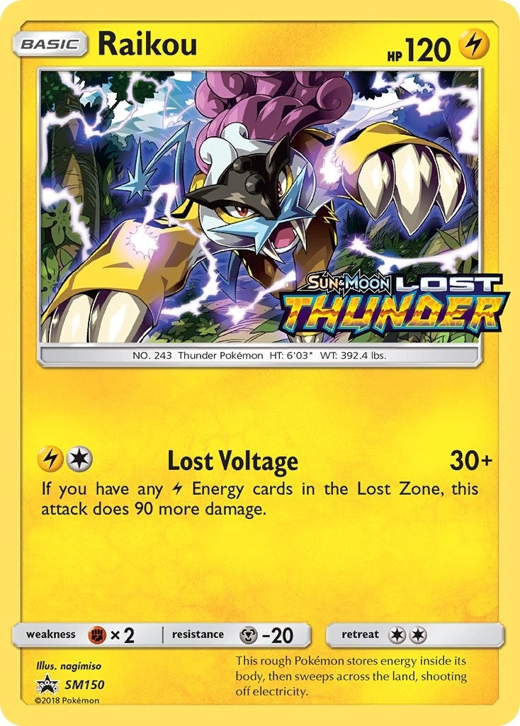 Image for Raikou - SM150 (Prerelease) (SM150) - Pokemon