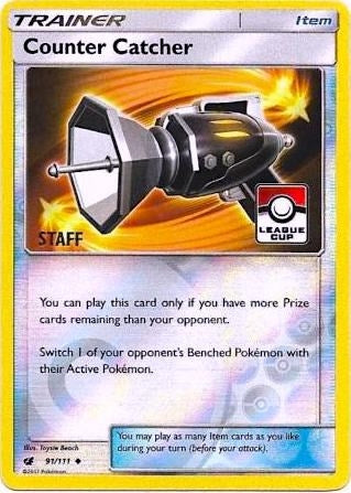 Image for Counter Catcher - 91/111 (League Cup) [Staff] (091/111) - Pokemon