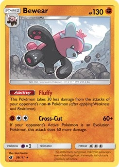 Image for Bewear - 56/111 (Prerelease Kit Exclusive) (056/111) - Pokemon