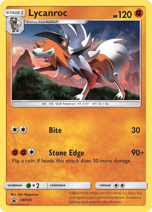 Image for Lycanroc - SM105 (SM105) - Pokemon