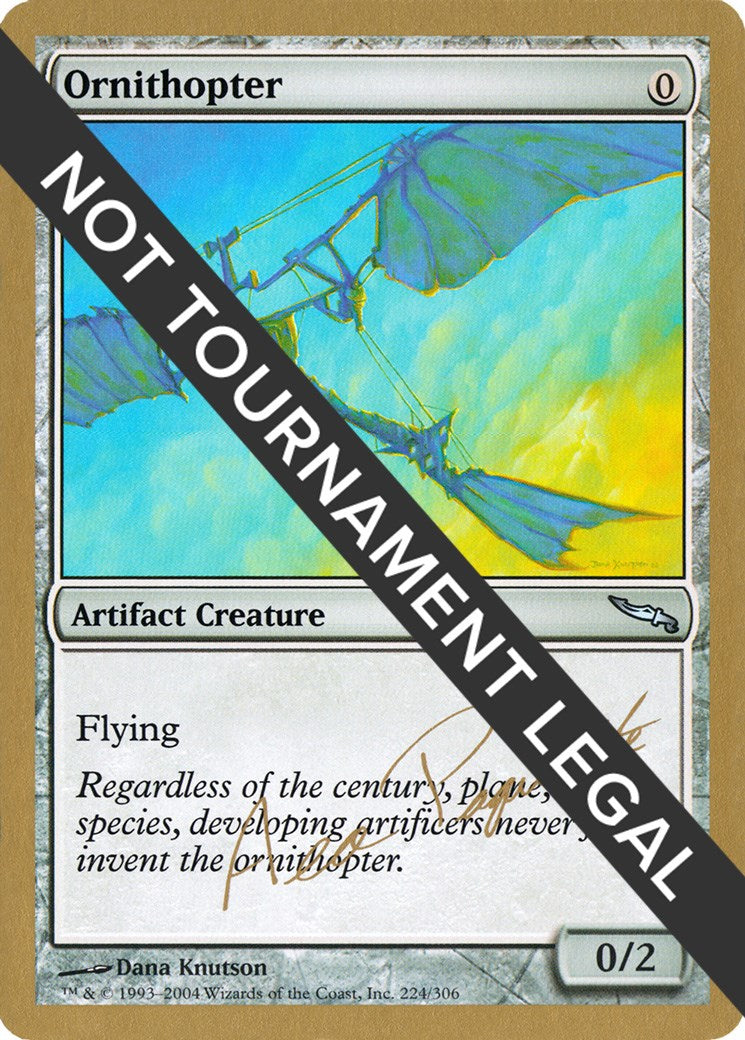Ornithopter - 2004 Aeo Paquette (MRD)