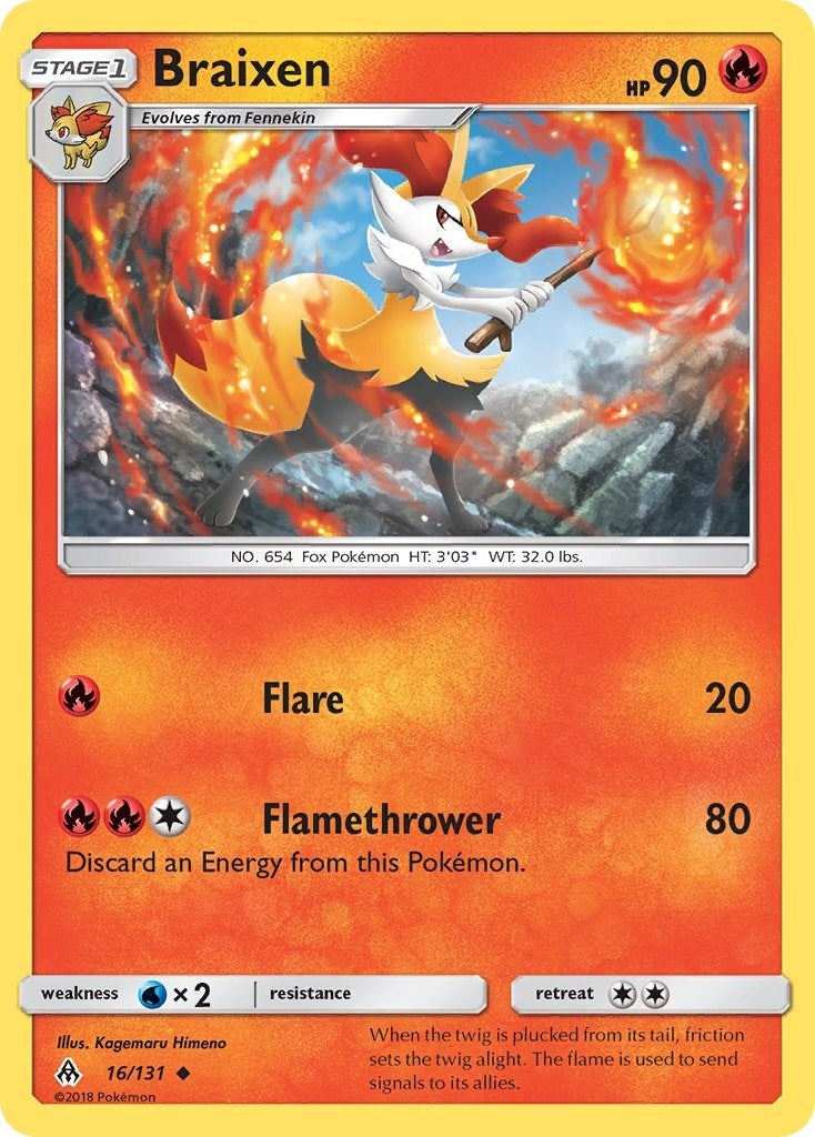 Image for Braixen (16/131) - Pokemon