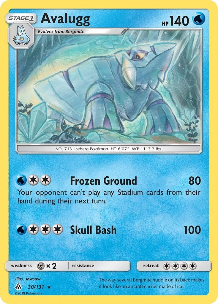 Image for Avalugg (30/131) - Pokemon