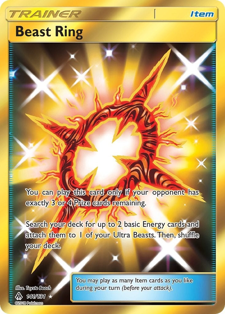 Image for Beast Ring (Secret) (141/131) - Pokemon