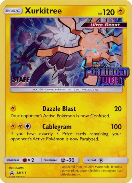 Image for Xurkitree - SM116 (Prerelease) [Staff] (SM116) - Pokemon