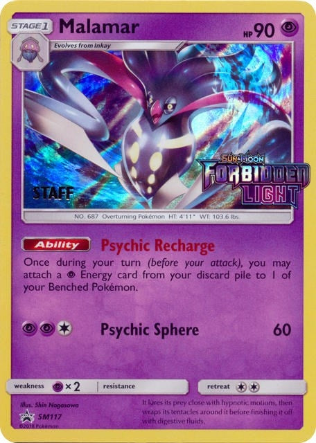Image for Malamar - SM117 (Prerelease) [Staff] (SM117) - Pokemon