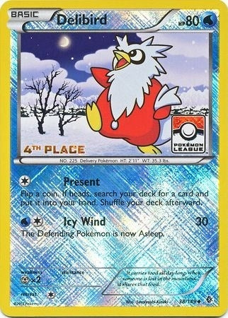 Image for Delibird - 38/149 (Pokemon League) [4th Place] (038/149) - Pokemon