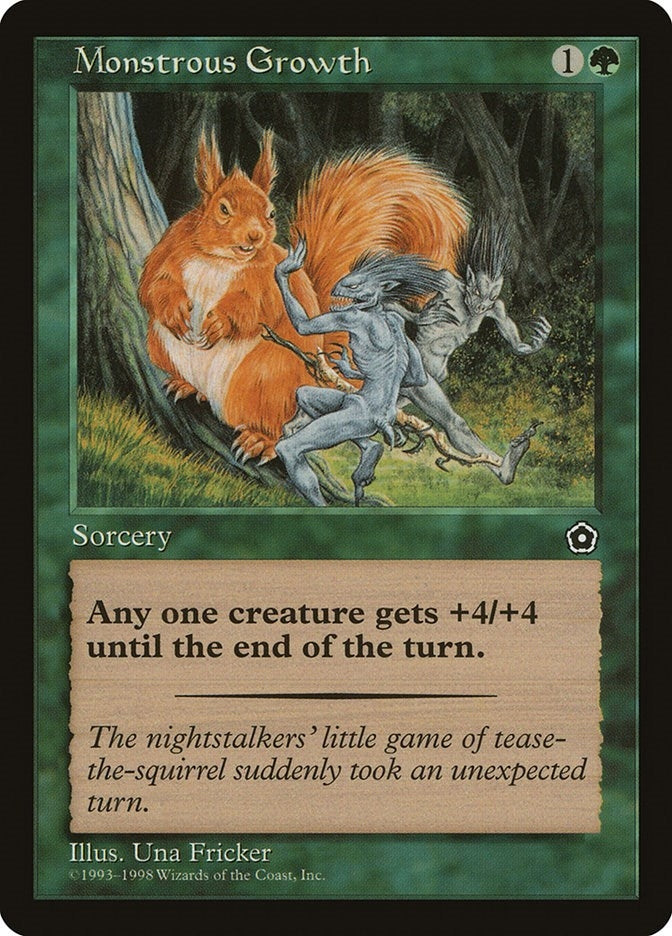 Image for Monstrous Growth - Magic: The Gathering