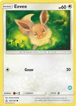 Image for Eevee (26) (104/156) - Pokemon