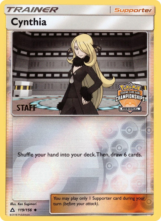 Image for Cynthia - 119/156 (Regional Championships) [Staff] (119/156) - Pokemon