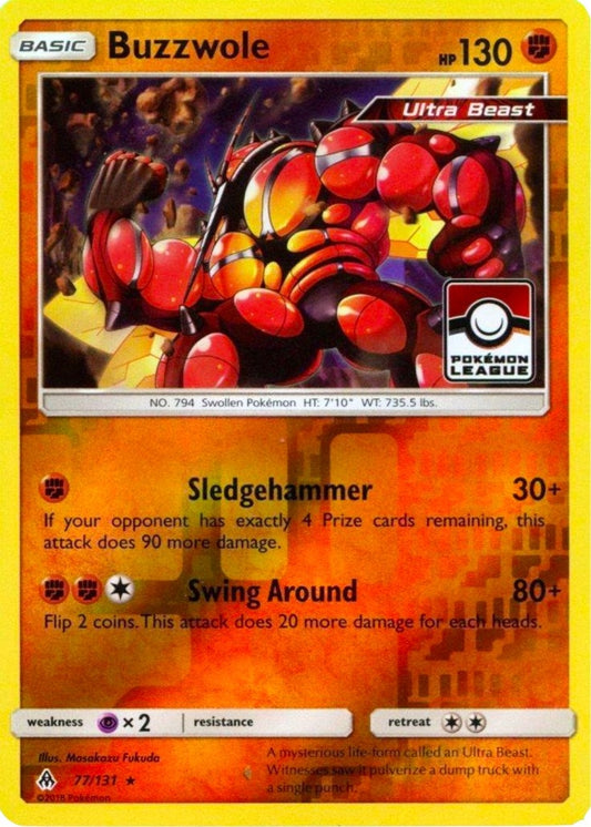 Image for Buzzwole - 77/131 (Pokemon League) (077/131) - Pokemon
