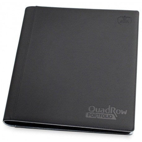 Image for Binder - 24-Pocket QuadRow Portfolio XenoSkin - Black - Storage Albums