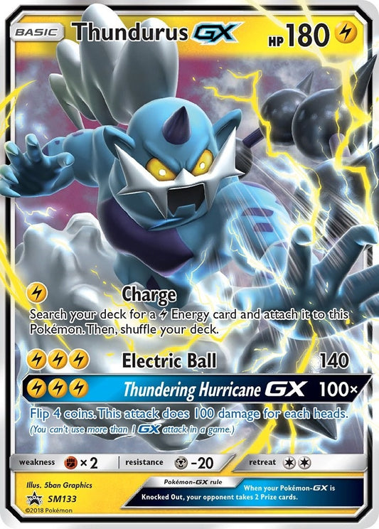 Image for Thundurus GX - SM133 (SM133) - Pokemon