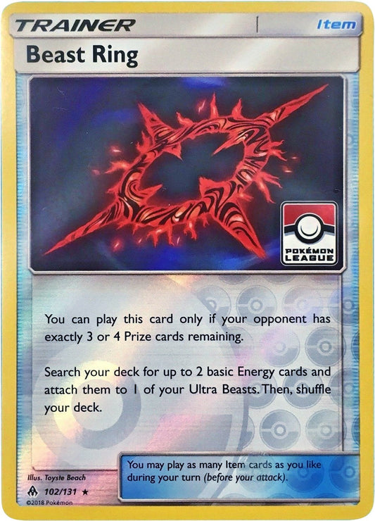Image for Beast Ring - 102/131 (Pokemon League) (102/131) - Pokemon