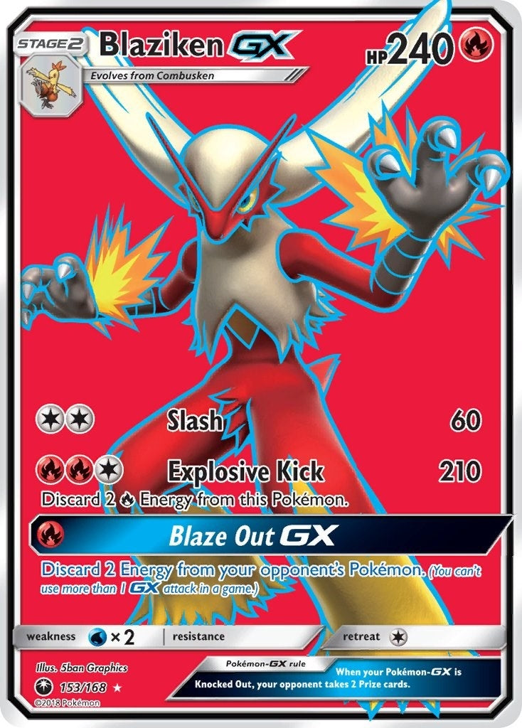 Image for Blaziken GX (Full Art) (153/168) - Pokemon