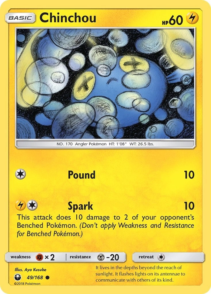 Image for Chinchou (49/168) - Pokemon