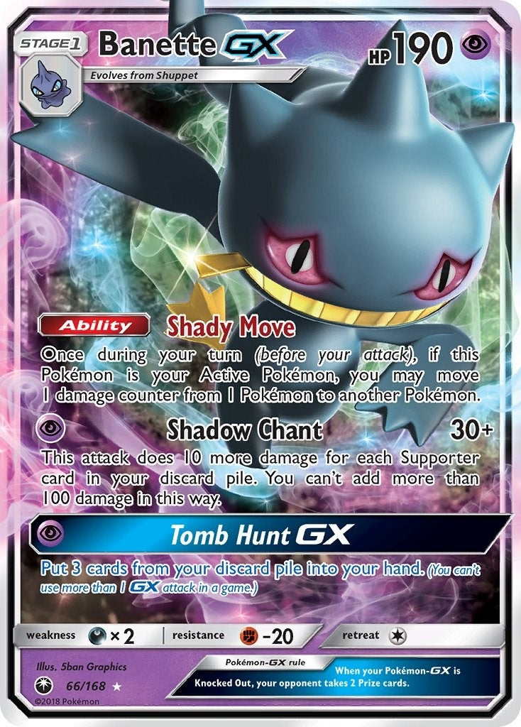 Image for Banette GX (66/168) - Pokemon