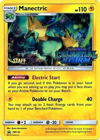 Image for Manectric - SM130 (Prerelease) [Staff] (SM130) - Pokemon