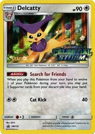 Image for Delcatty - SM132 (Prerelease) [Staff] (SM132) - Pokemon
