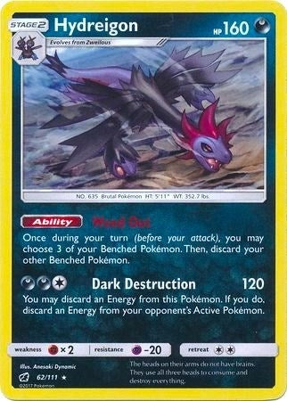 Image for Hydreigon - 62/111 (Cracked Ice Holo) (062/111) - Pokemon