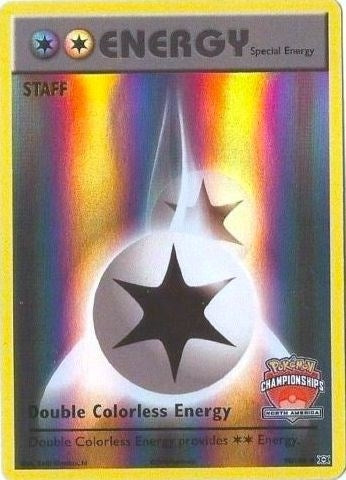 Image for Double Colorless Energy - 90/108 (North America Championships) [Staff] (090/123) - Pokemon
