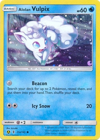 Alolan Vulpix - 21a/145 (021a/145)