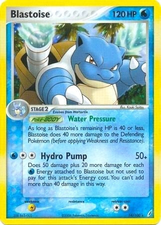 Image for Blastoise - 14/100 (EX Crystal Guardians) (014/100) - Pokemon